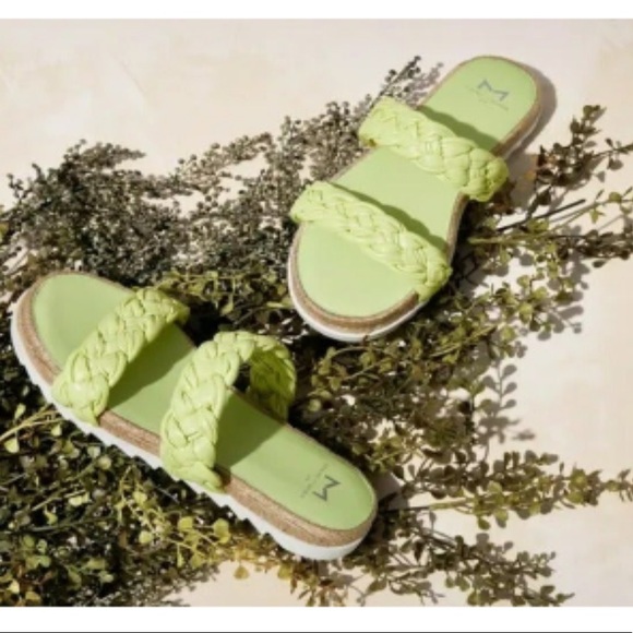 NWOT Marc Fisher Jaimee Espadrille Slide Sandal - Picture 1 of 9